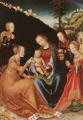 the Mystic Marriage Of St Catherine Lucas Cranach the Elder